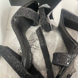 Torrid women heels glitter taprd